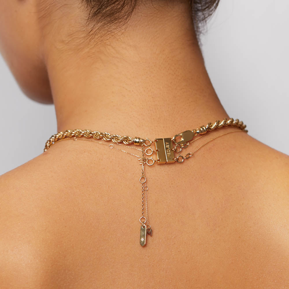 Multi Layered Necklace Connector Gold